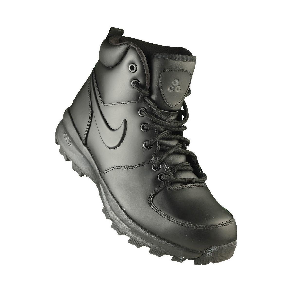 Nike Manoa Leather Men's Walking Boots In Black for Men - Lyst