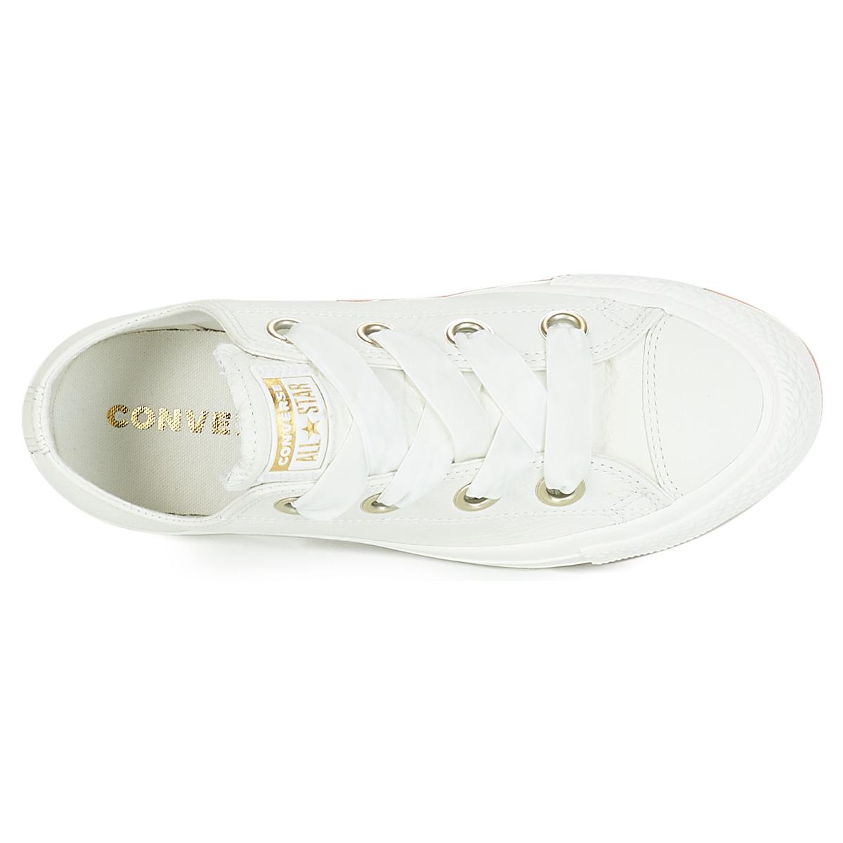 white all star big eyelets ox trainers