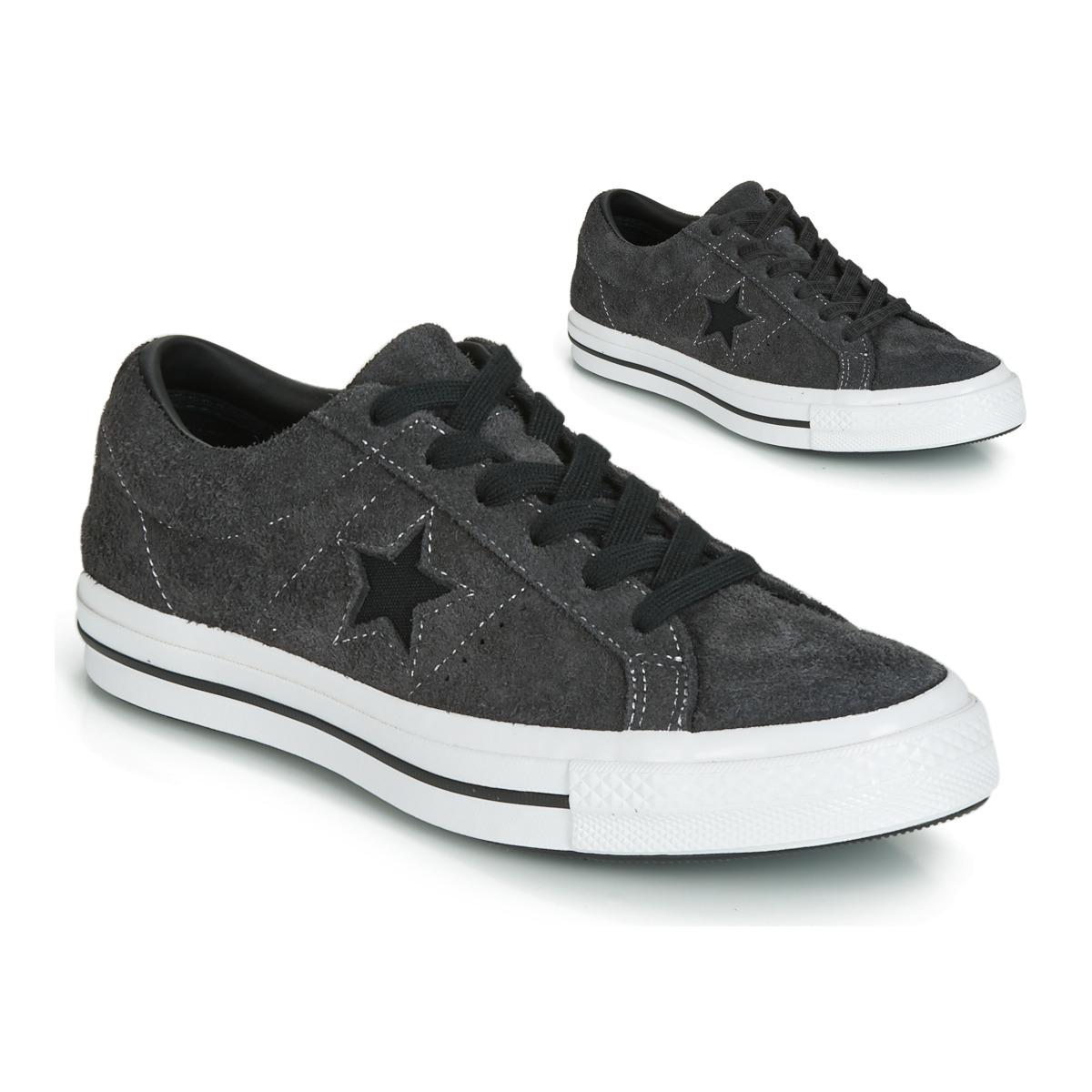 Converse Ox Women's Shoes (trainers) In Grey in Gray Lyst