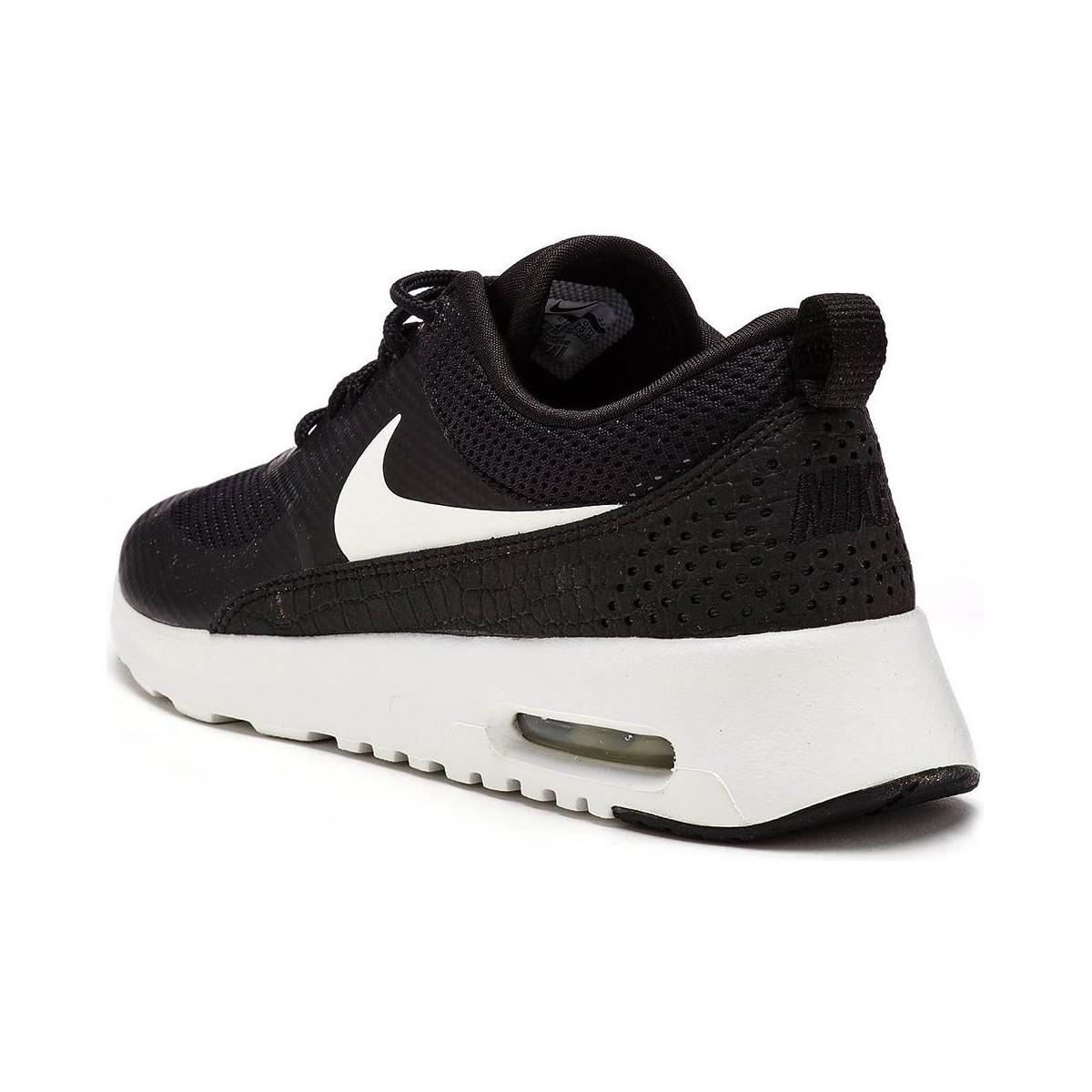 womens nike air max thea shoe summit white with black nike