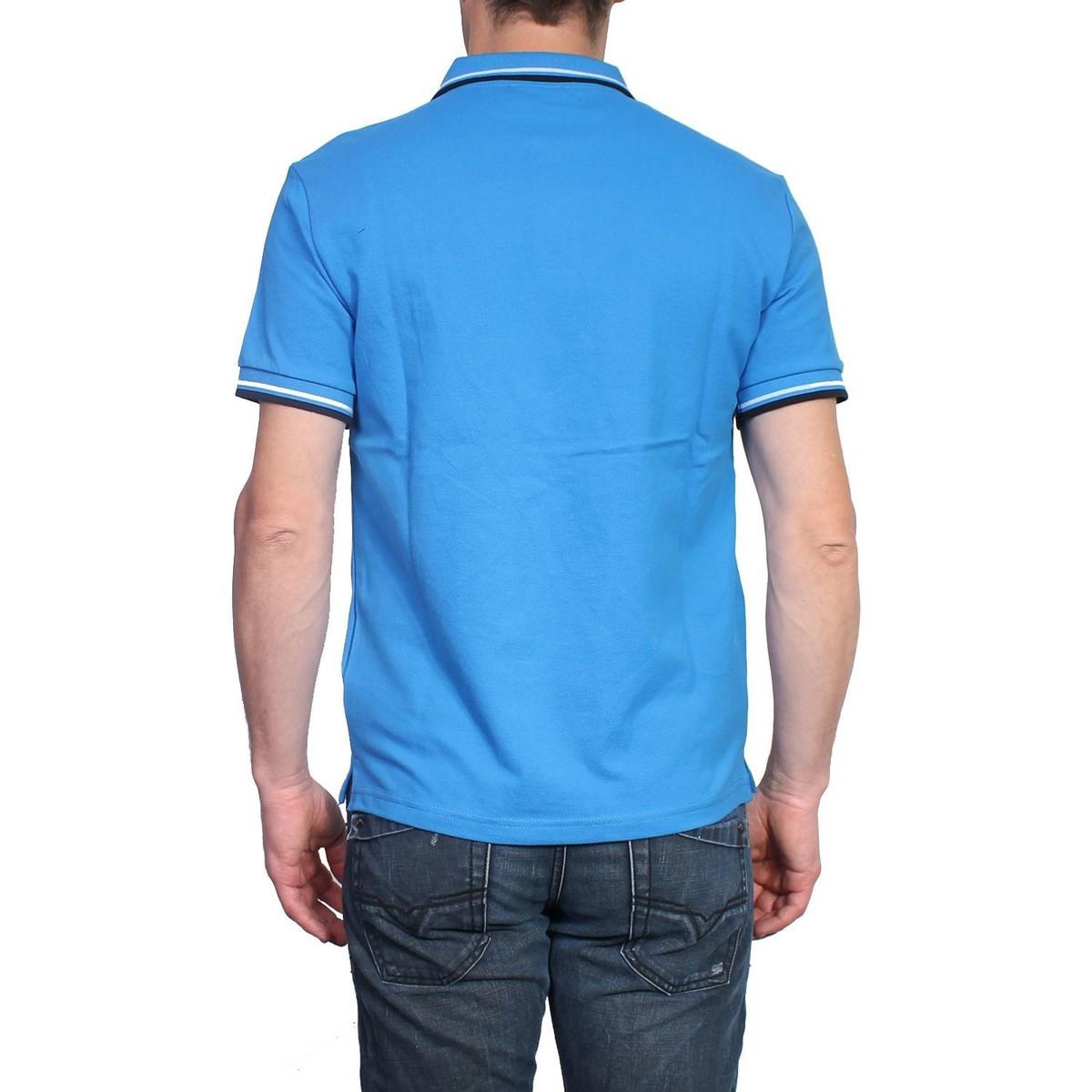 Prada - Slim Fit Men's Polo Sjj887 Men's Polo Shirt In Blue for Men - Lyst