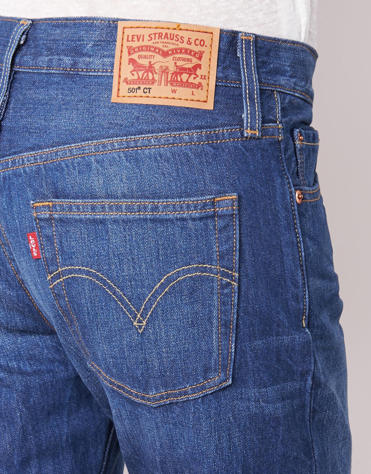 Levi's Denim Levis 501 Ct Women's Boyfriend Jeans In Blue - Lyst