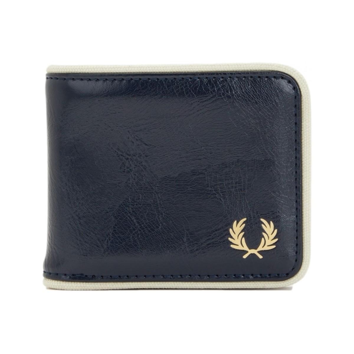Classic Bifold Wallet L3335-635 Portefeuille Fred Perry en coloris Bleu |  Lyst