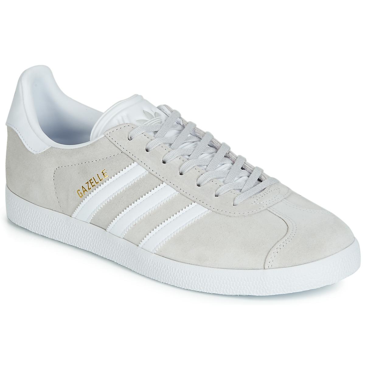 mens grey adidas gazelle trainers