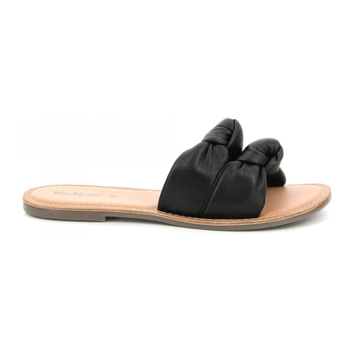 Kickers Femme Gipsi Tongues – Baskets Cuir Confortables & Tendance, Talon 1.5 Cm