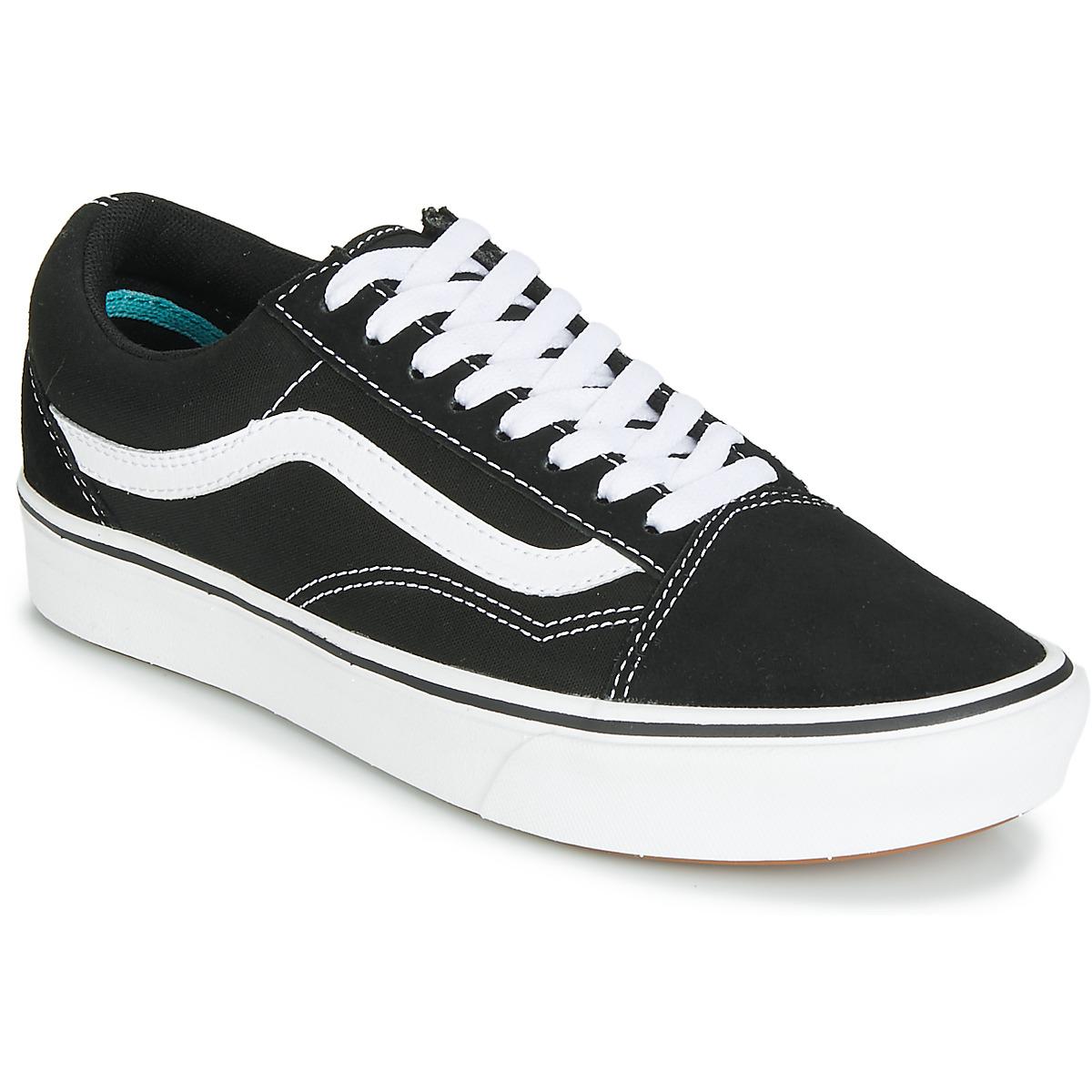 Vans Canvas Old Skool Platform In Black Save 34 Lyst