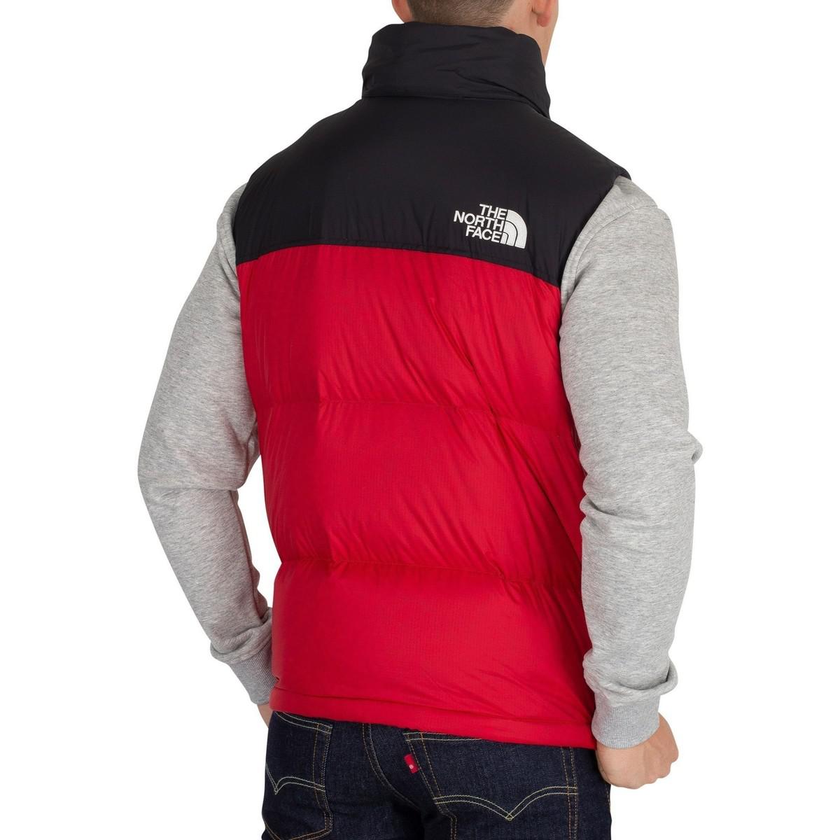 The North Face Men's 1996 Retro Nuptse Gilet, Red Men's Jacket In Red