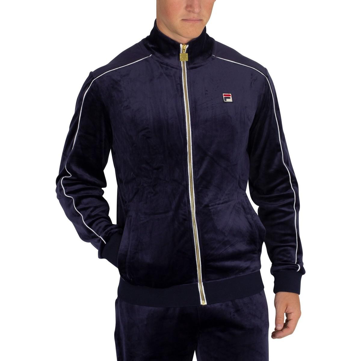 Fila Men's Lineker Track Jacket, Blue Men's Tracksuit Jacket In Blue for Men Lyst