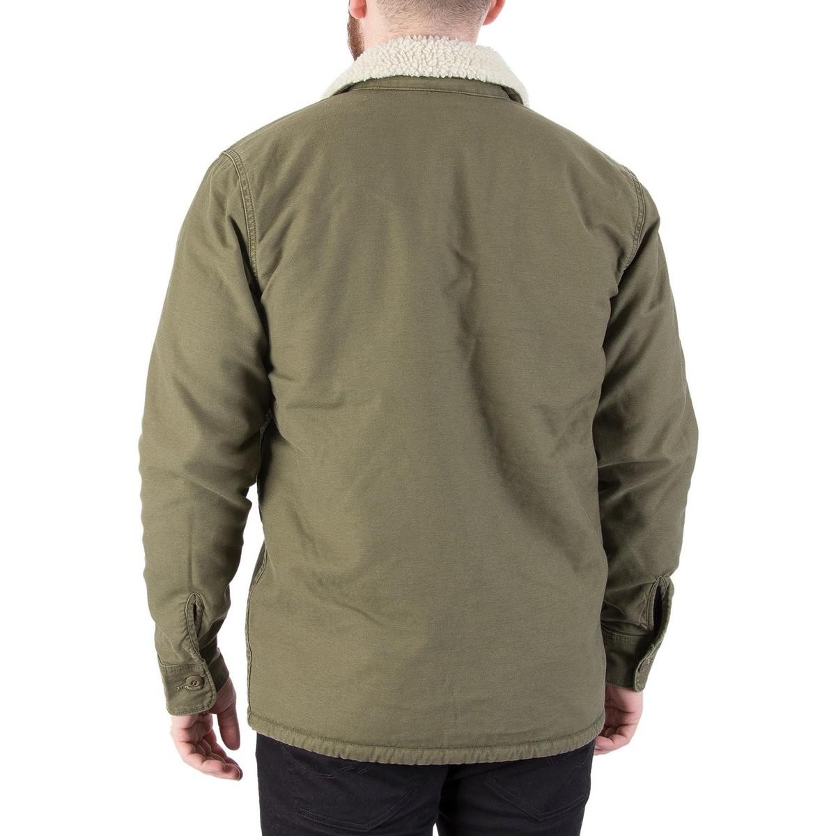Levi's Levis Men's Military Sherpa Jacket, Green Men's Jacket In Green