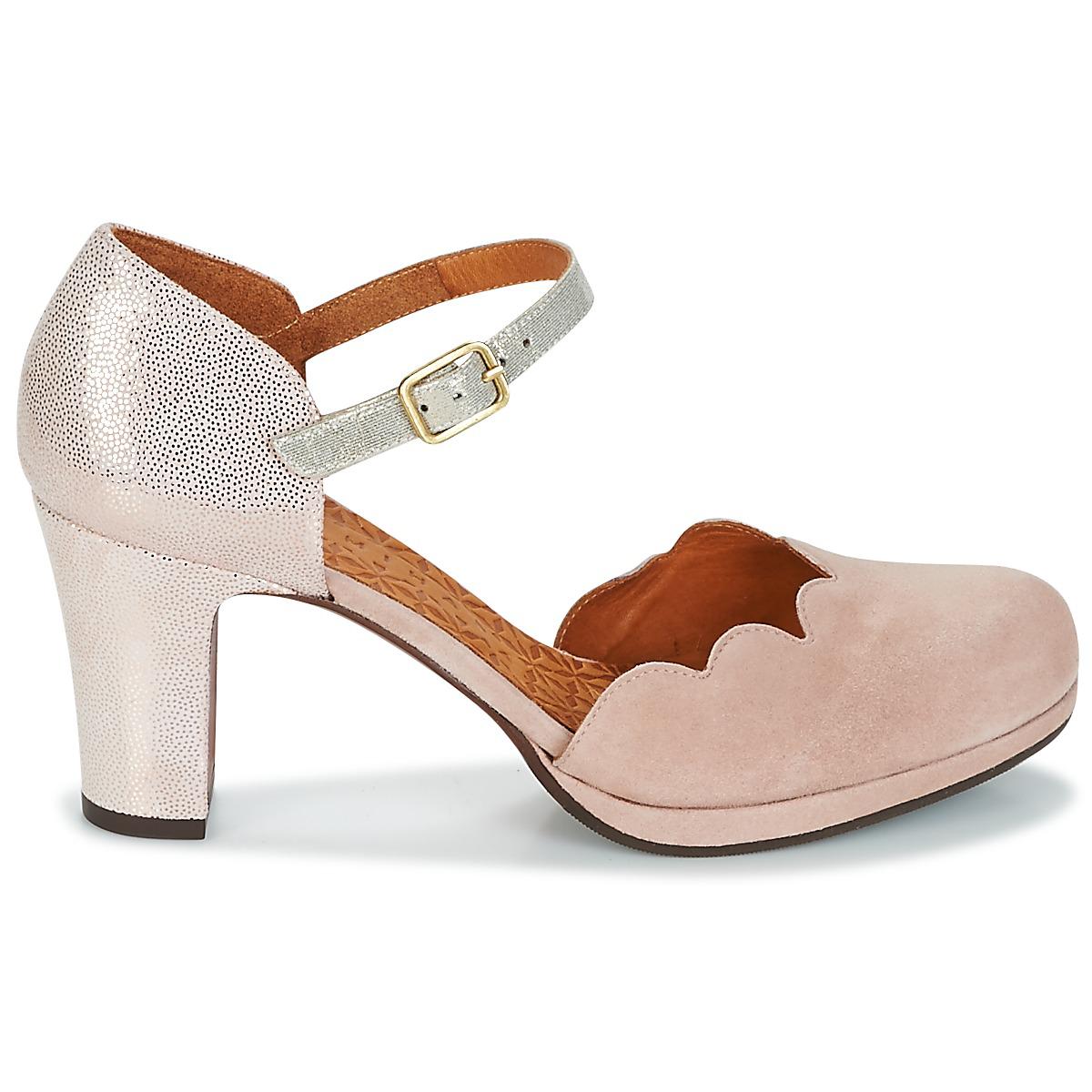Chie Mihara Leather Sela Court Shoes in Pink Lyst
