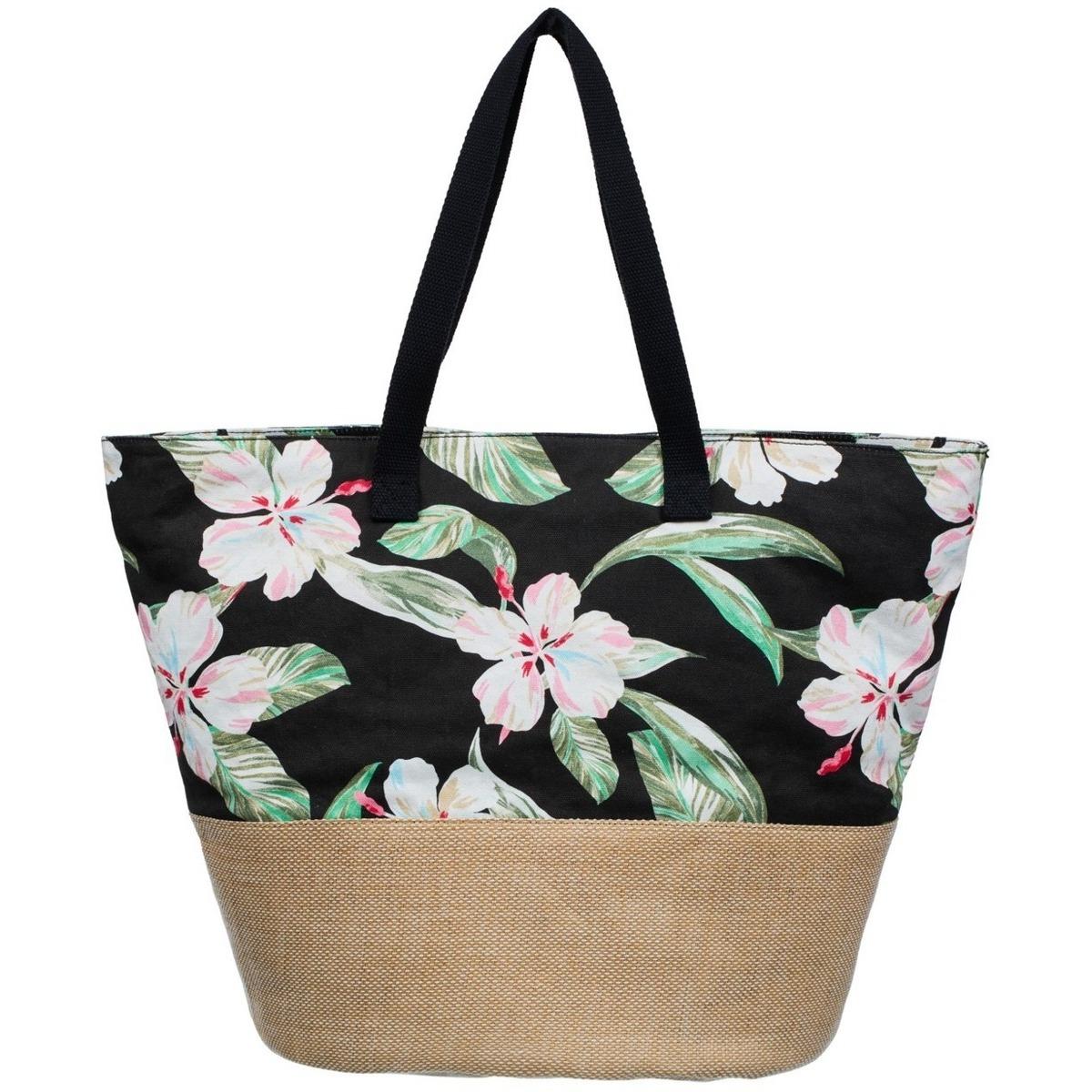 Roxy Sac Fourre-Tout Anti Bad Vibes Drink The Wave – Grand Tote Plage Éco-Responsable Pour Un Style Irrésistible Au Bord De L'Eau