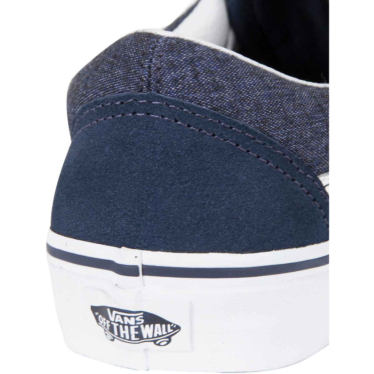 Vans Men's Old Skool Suede Suiting Trainers, Blue Men's Shoes (trainers) In  Blue for Men - Lyst