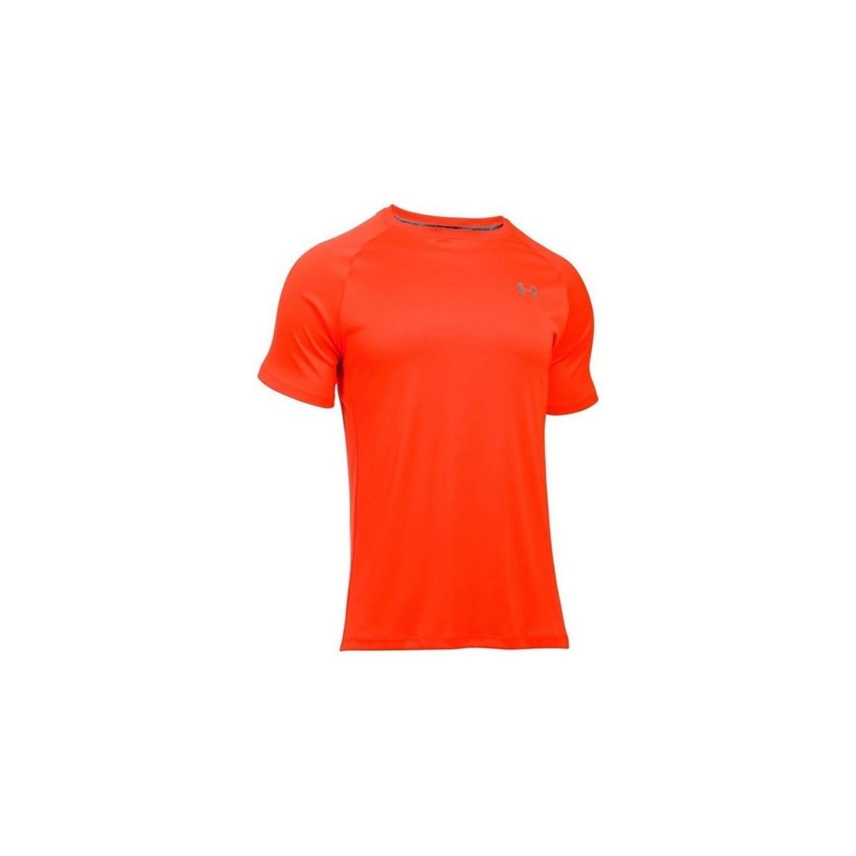 men's under armour orange shirt