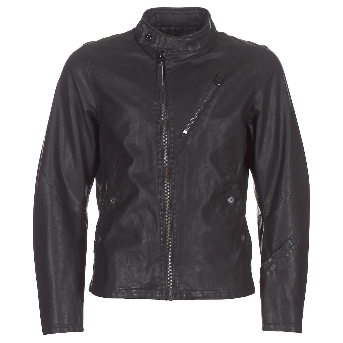 G-Star RAW Empral 3d Gpl Biker Jkt Leather Jacket in Black for Men - Save  12% - Lyst