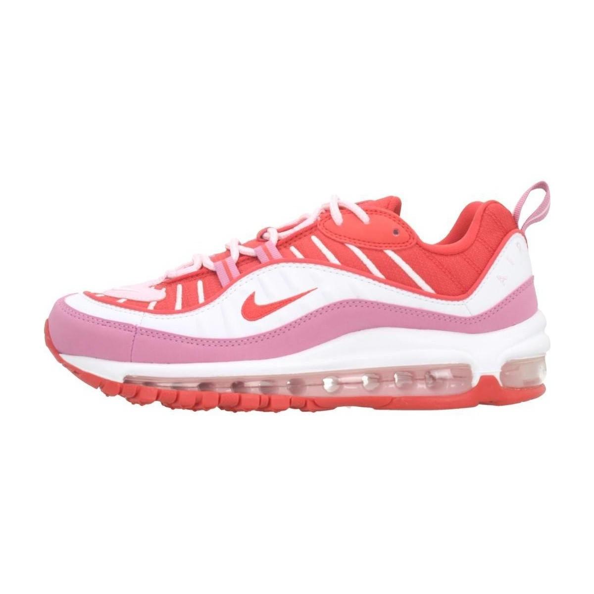 pink and red air max 98