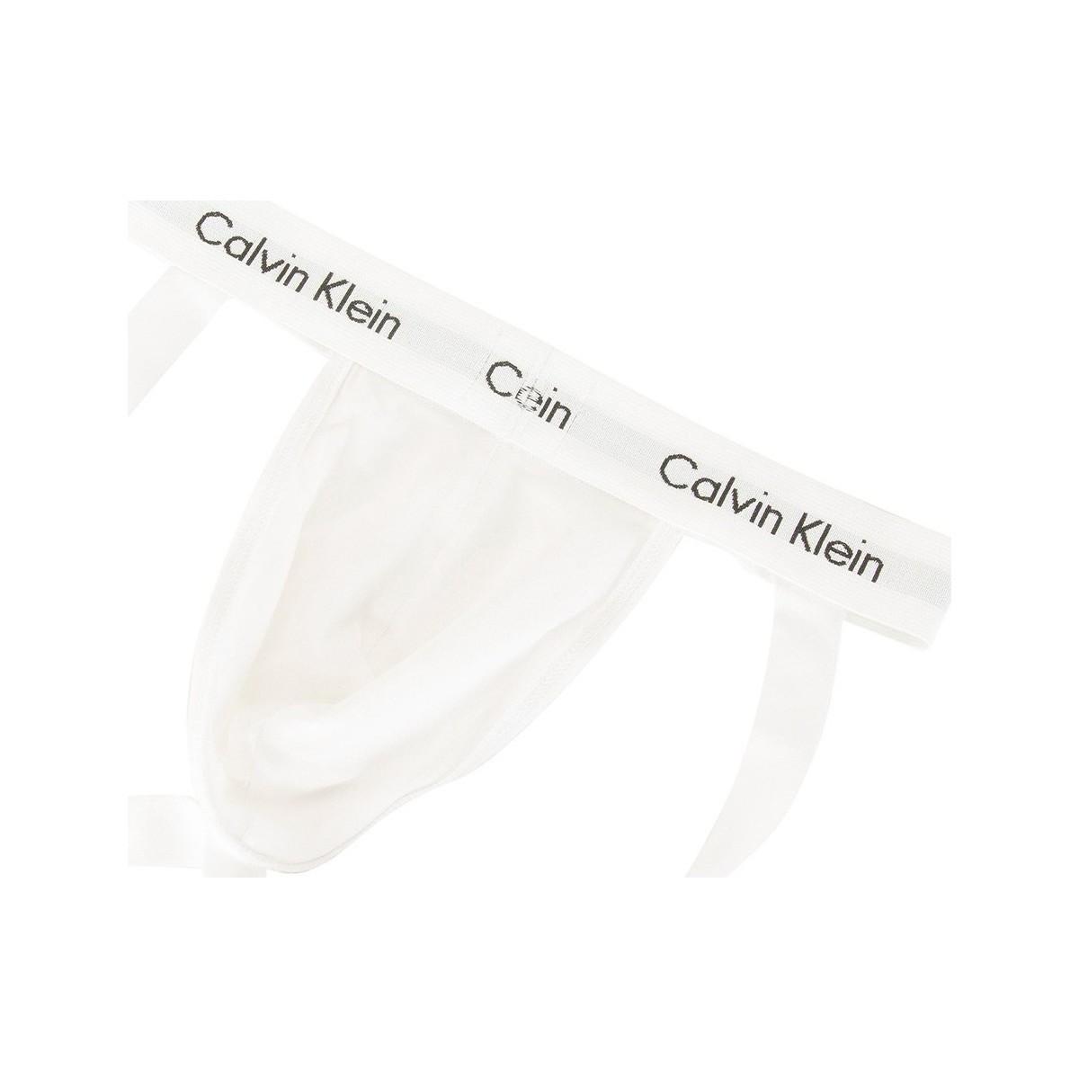 calvin klein jockstrap white
