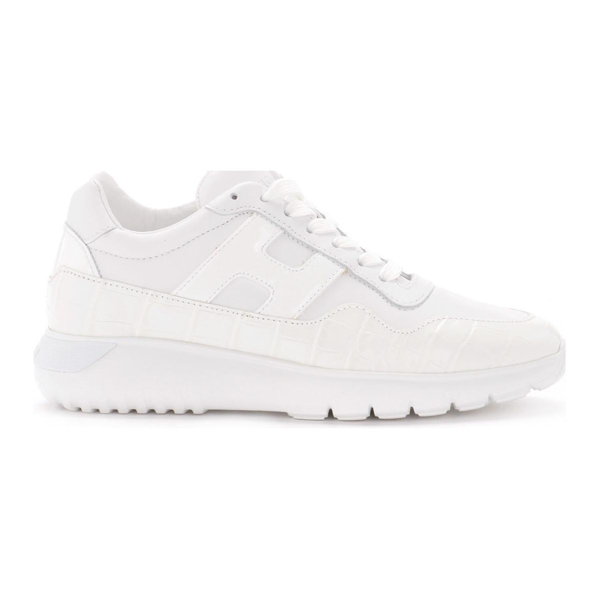 white patent trainers