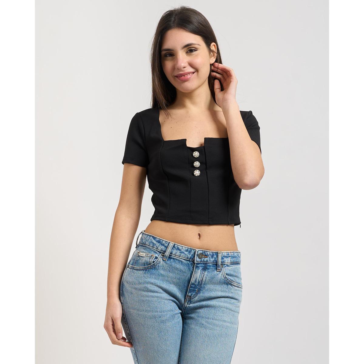 Chemisier Sans Manches GUESS Multicolore Taille M - Dos Ouvert - Occasion Très Bon état