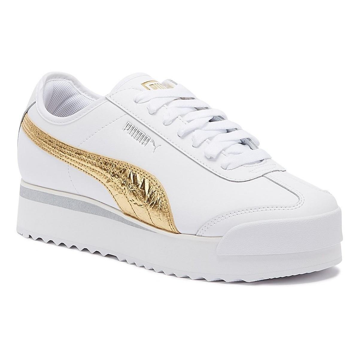 puma roma blanche