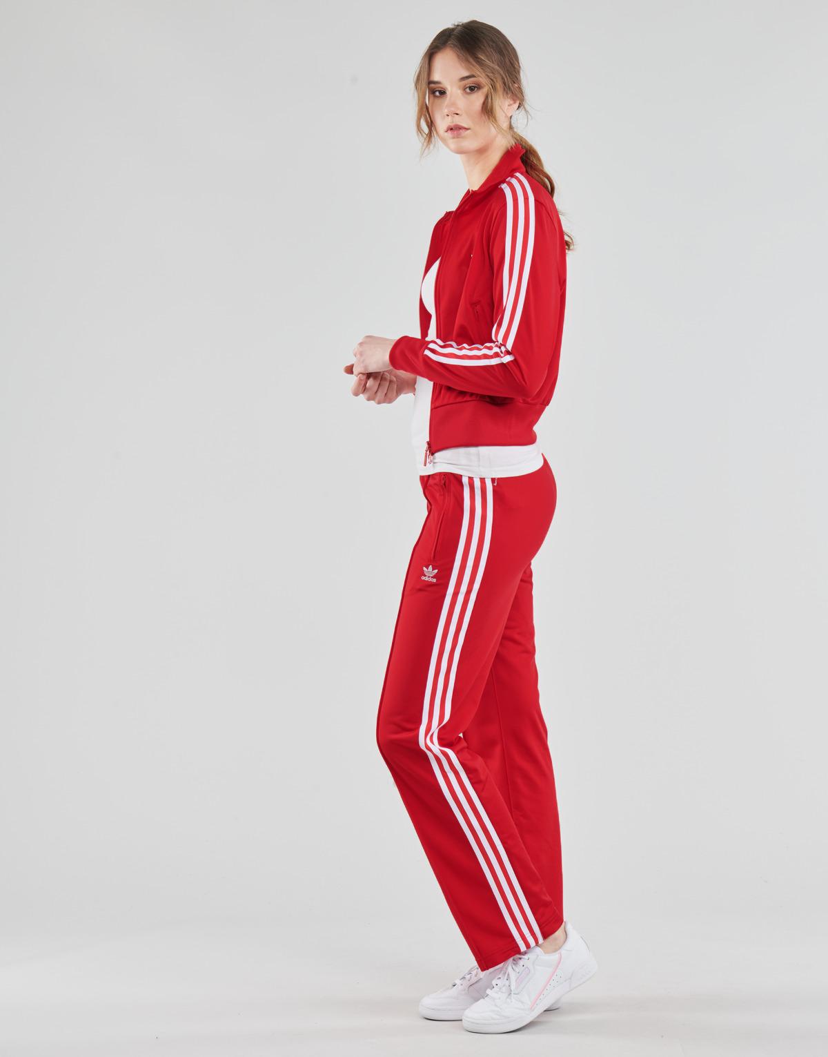 adidas Trainingsbroek Firebird Tp Pb in het Rood - Lyst