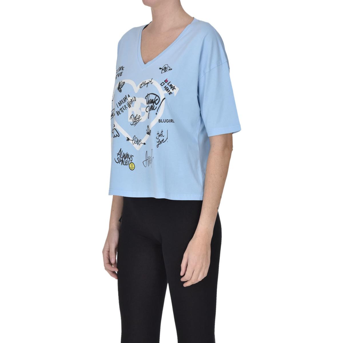 TPS00001054AE T-shirt Blugirl Blumarine en coloris Bleu | Lyst