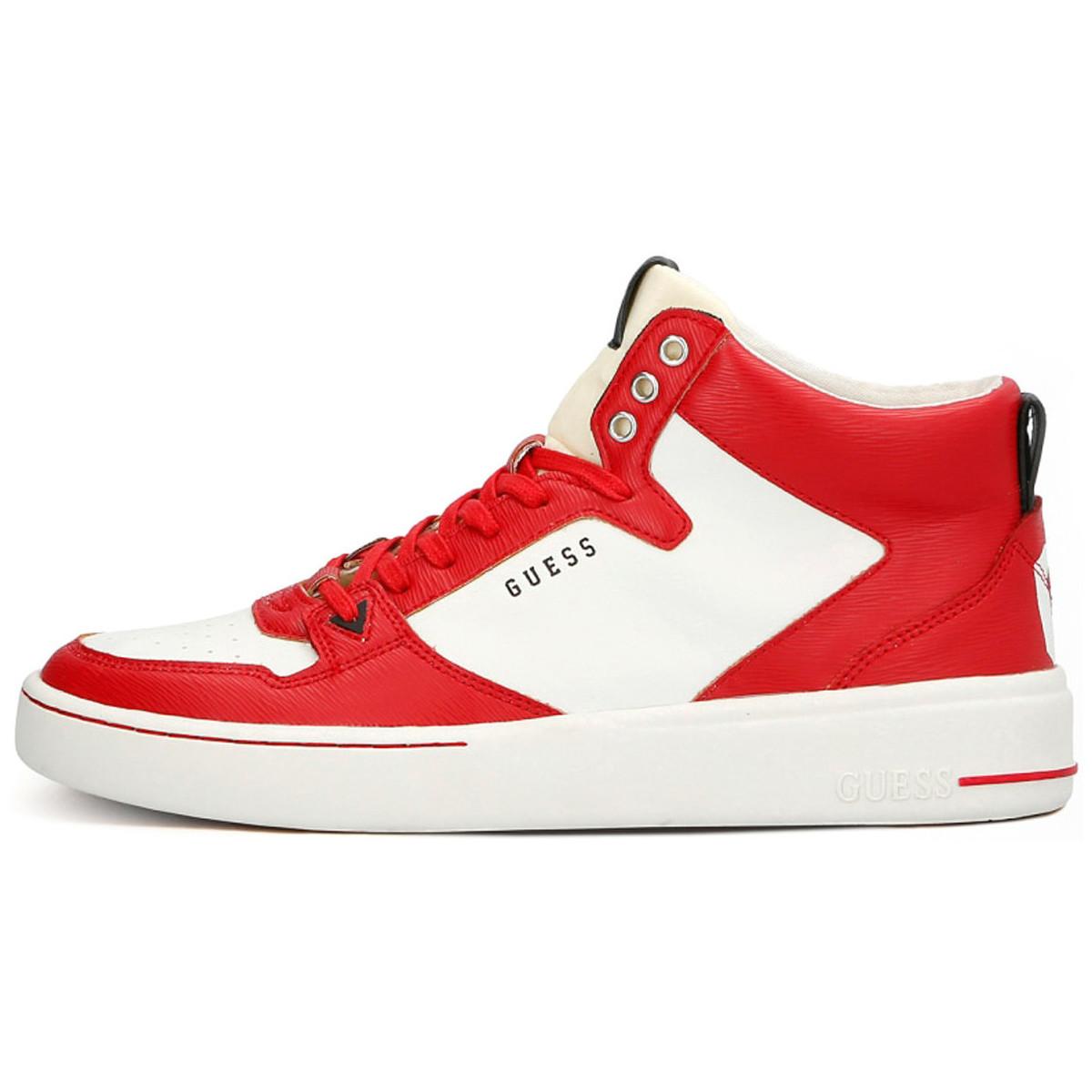 Guess Sneakers Fm5vem Ele12 in het Rood voor heren - Bespaar 6% - Lyst