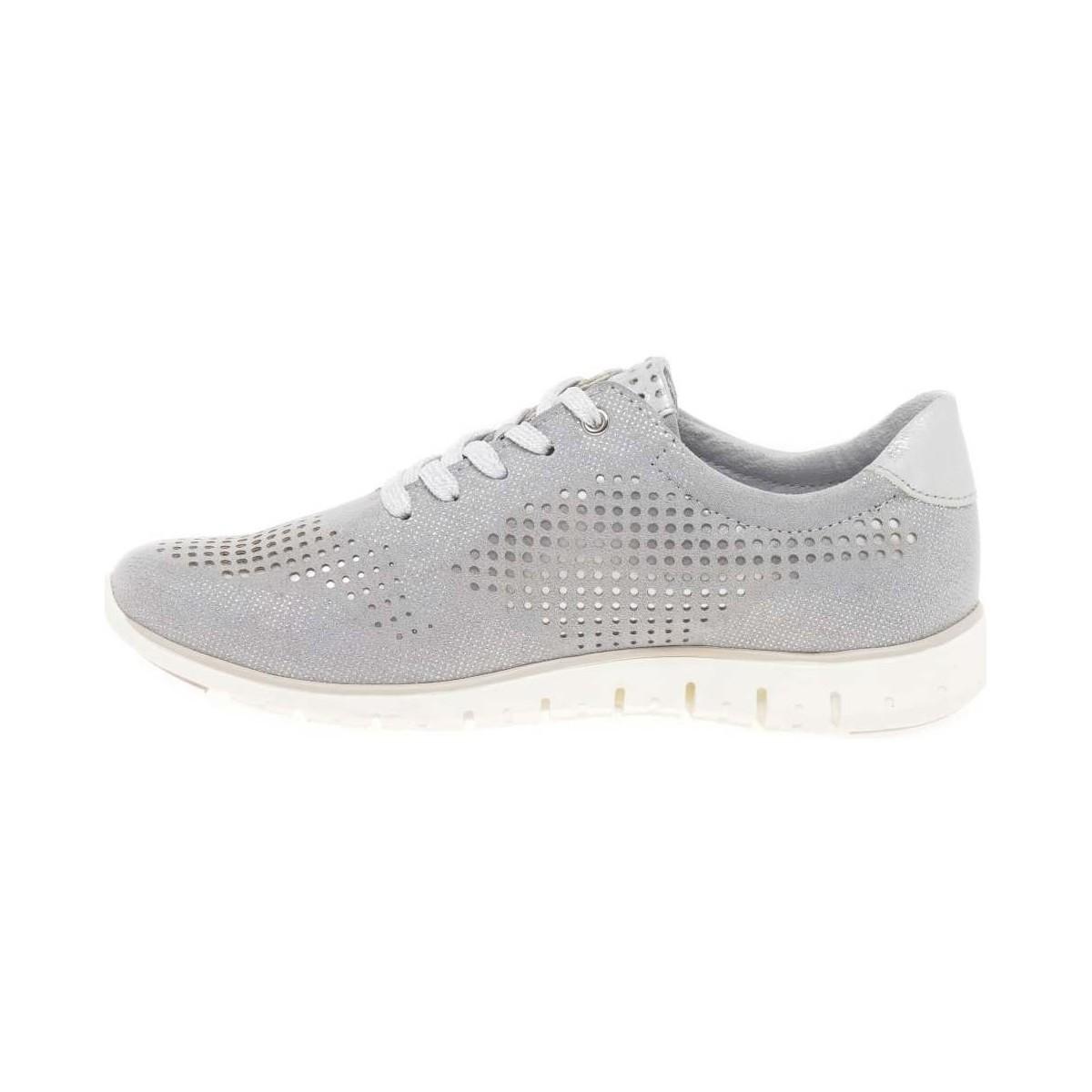 marco tozzi navy trainers