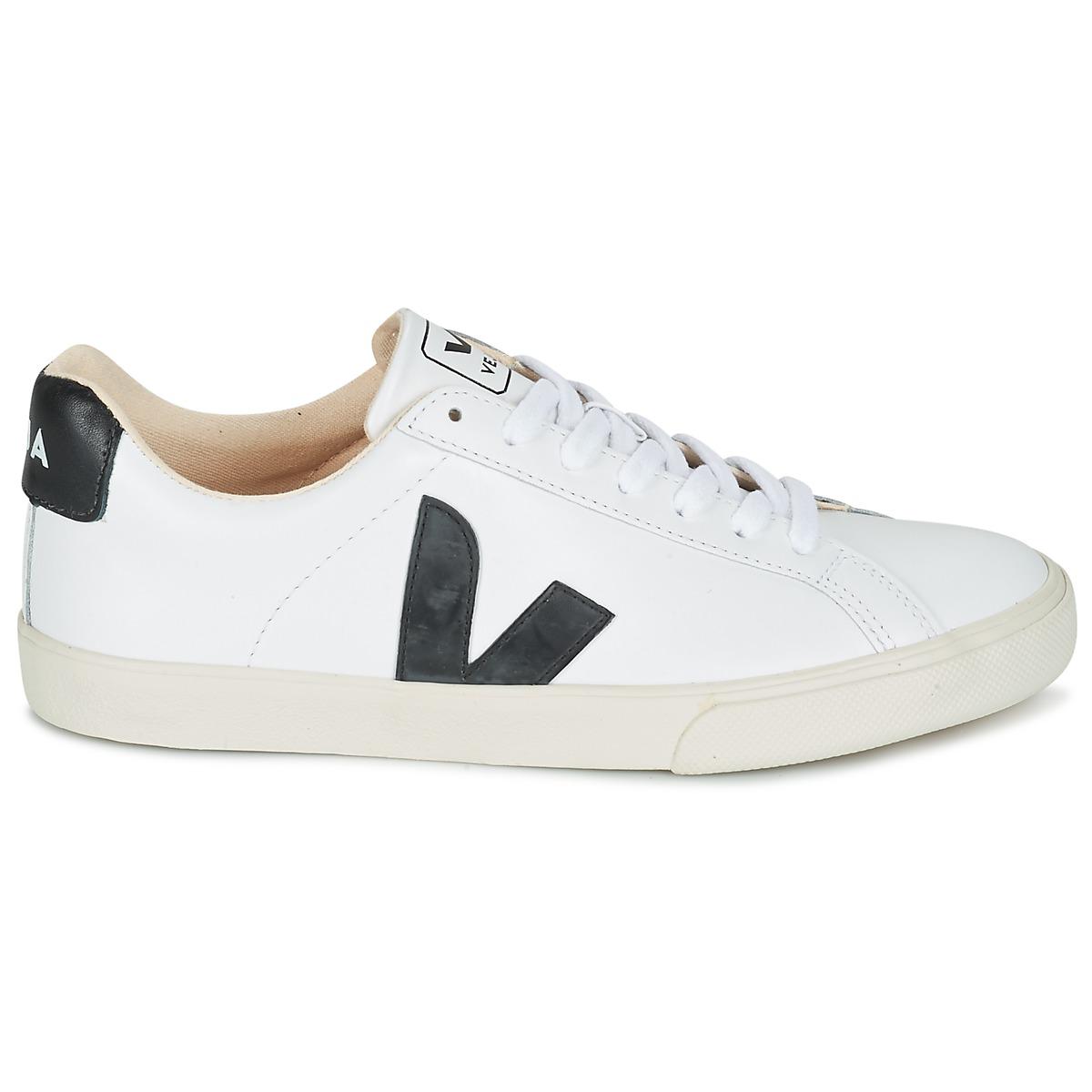 Veja Esplar Low Logo Women's Shoes (trainers) In White - Lyst