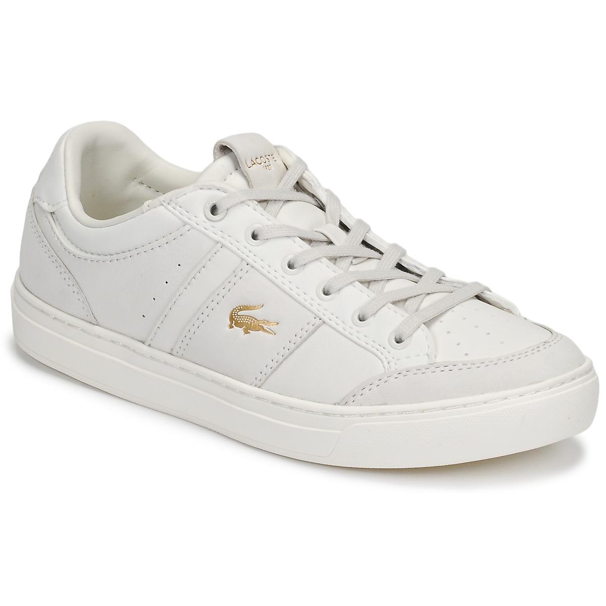 Lacoste Lage Sneakers Courtline 120 1 Us Cfa in het Wit - Bespaar 40% - Lyst