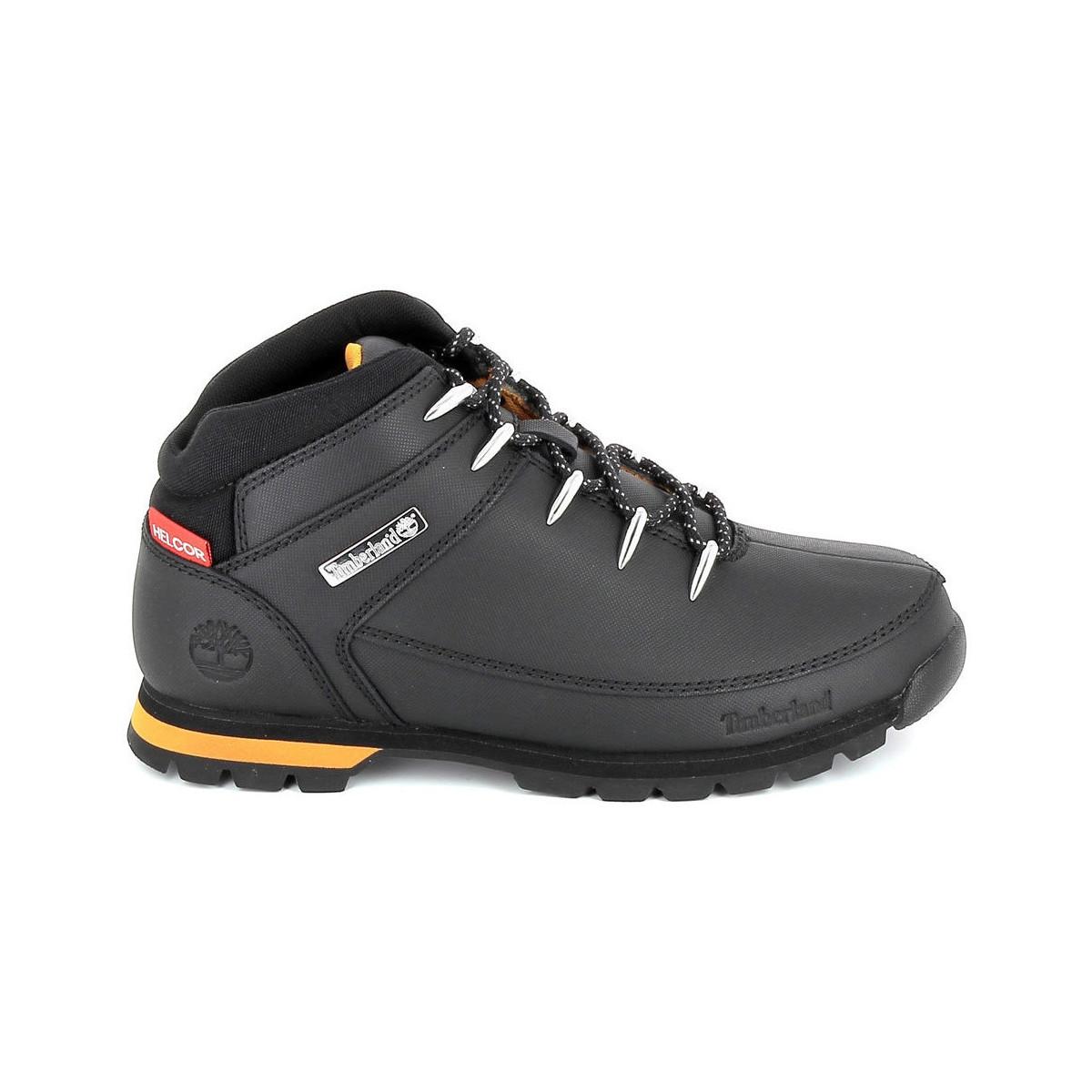 Boots Euro Sprint Hiker Noir Orange Timberland en coloris Noir - Lyst