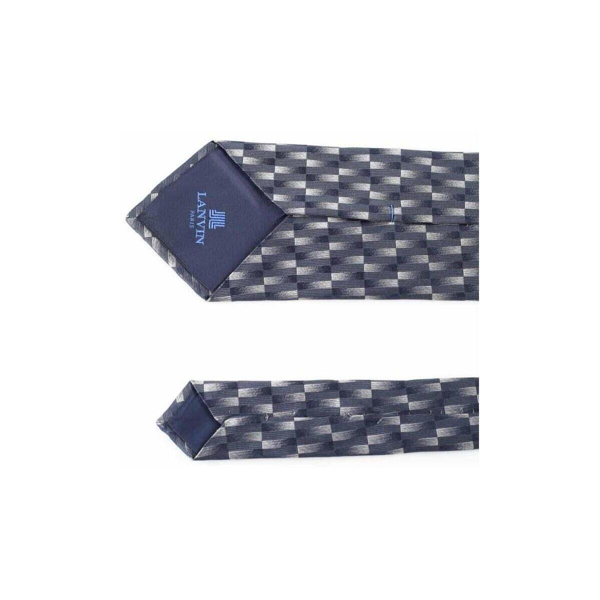 Cravate LANVIN En Soie Multicolore – Occasion, état à Vérifier