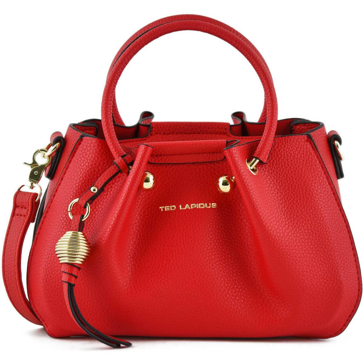 sac a main ted lapidus rouge