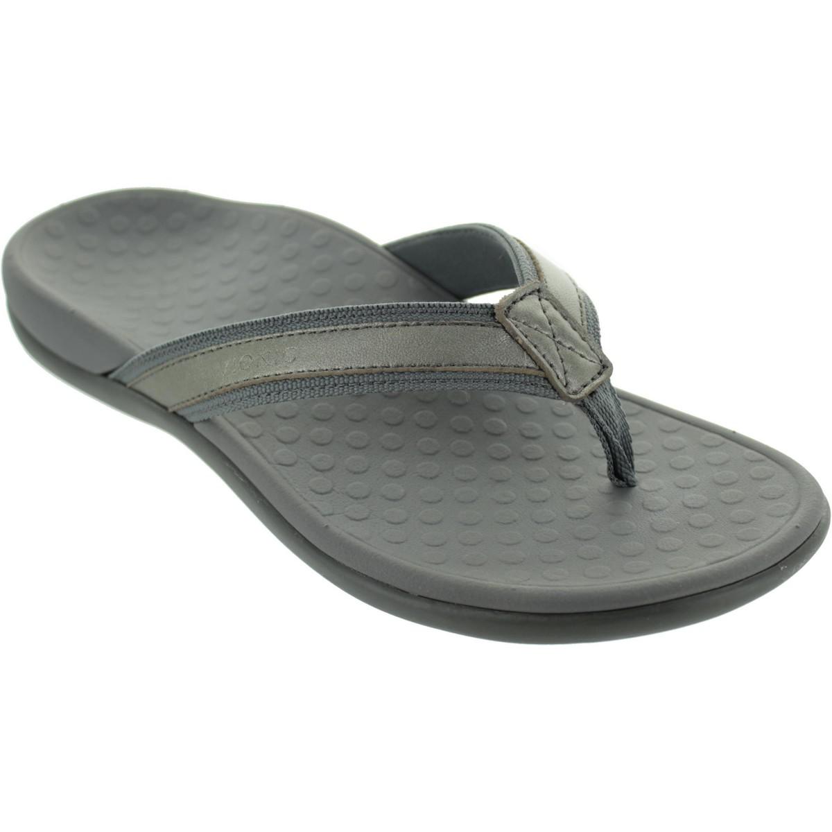 vionic silver sandals