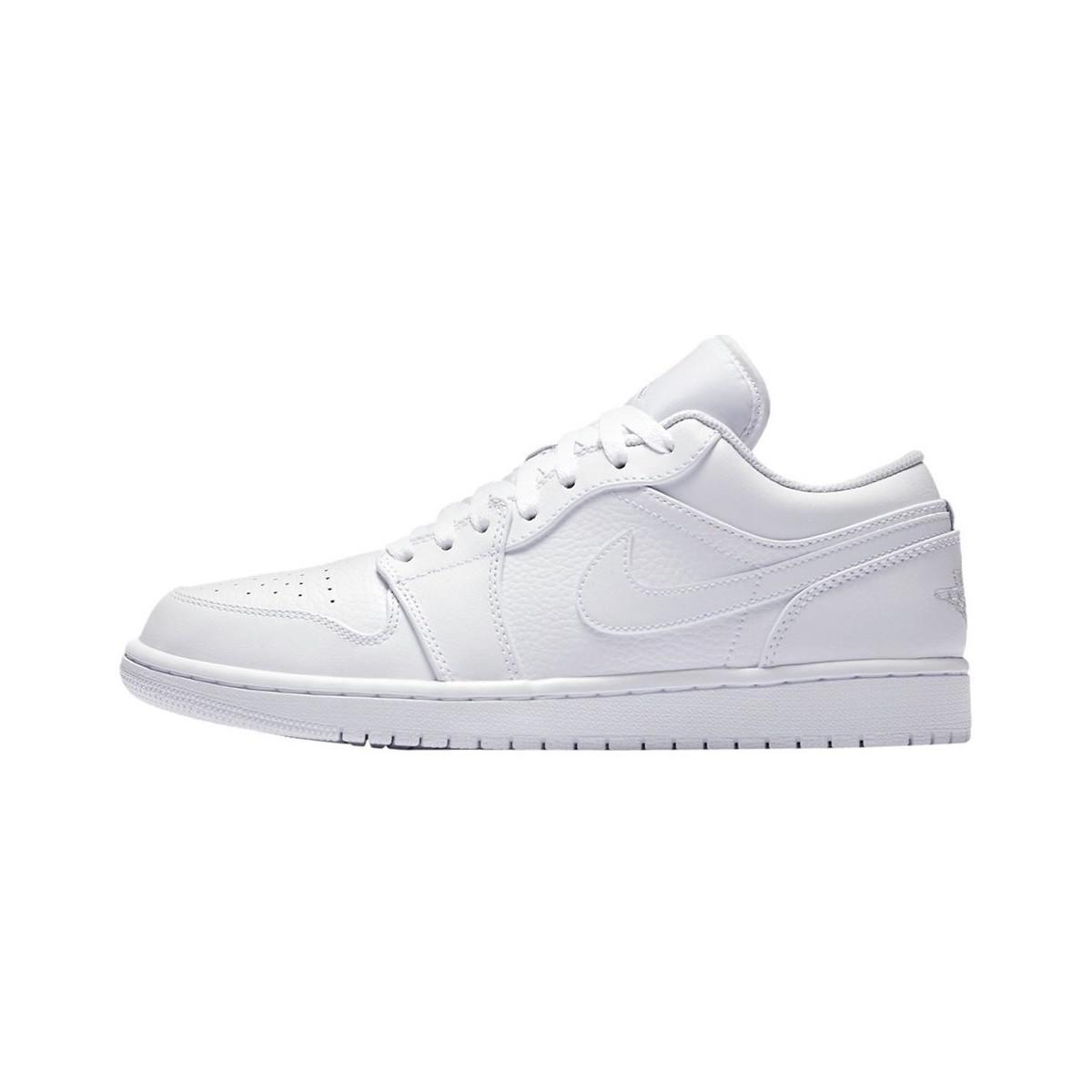 Nike Air Jordan 1 Low Men S Shoes Trainers In White For Men Lyst