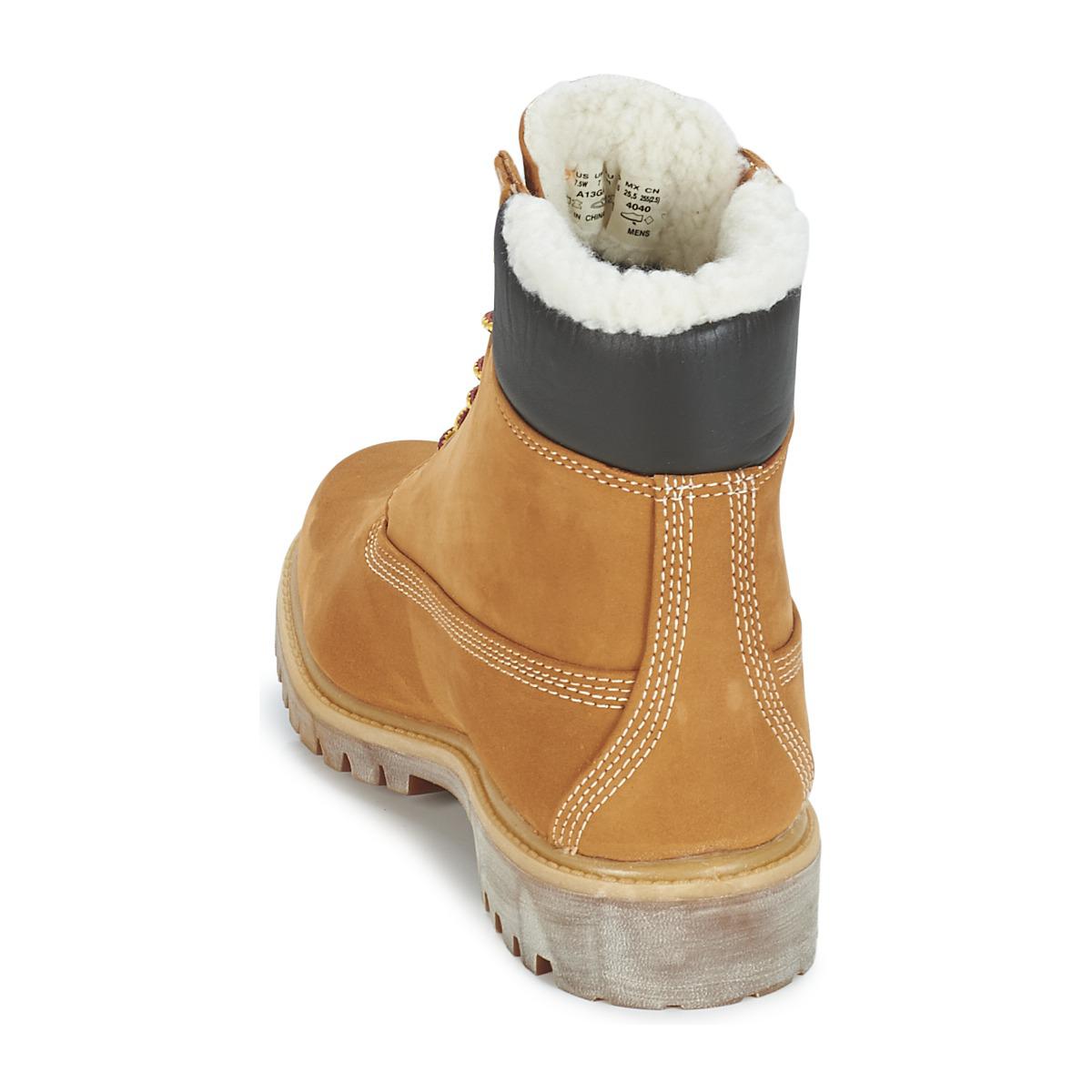 timberland's with fur men's