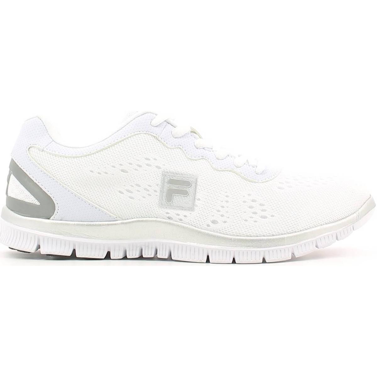fila white running shoes womens