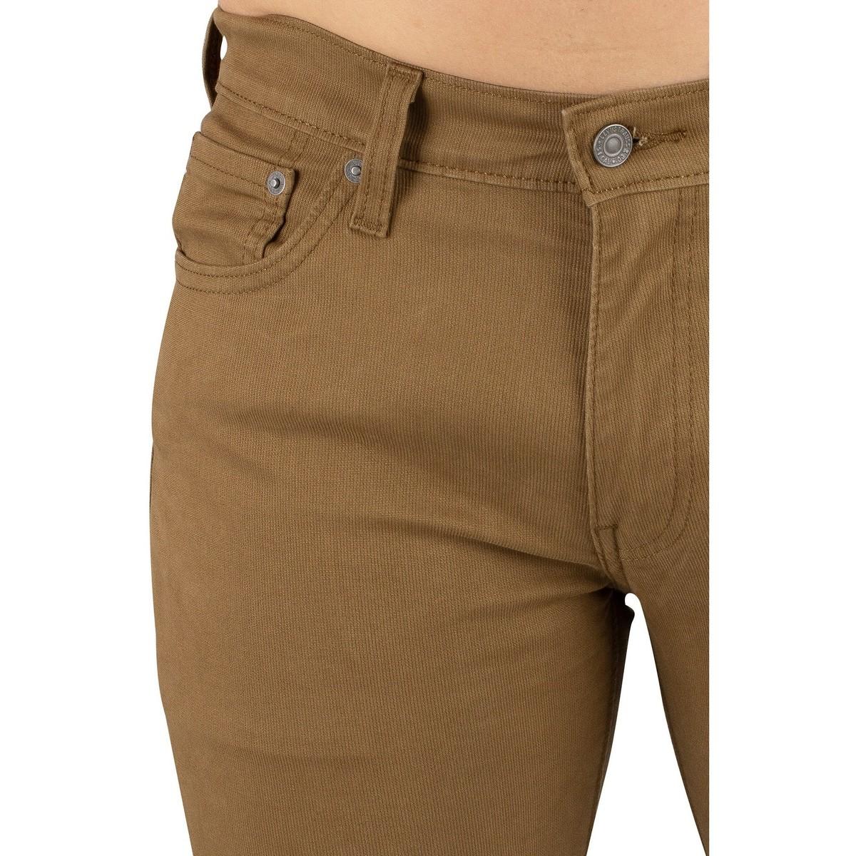 Levis Men's 511 Slim Fit Jeans, Brown 