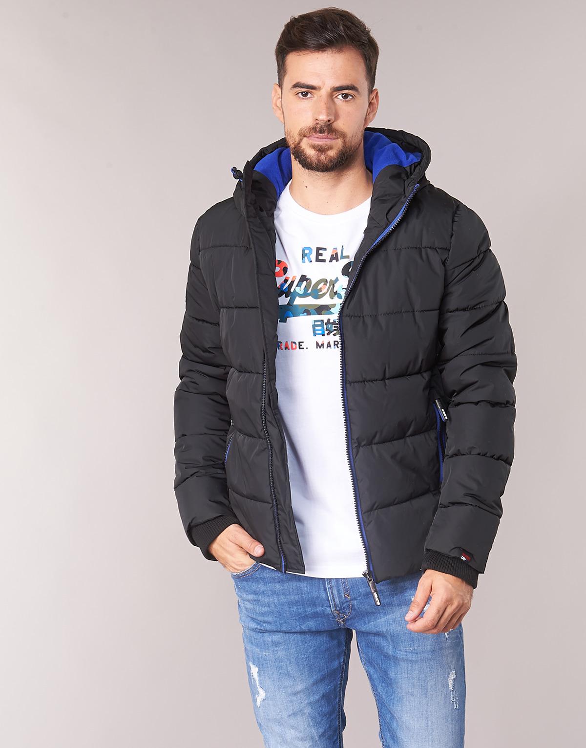 Superdry Sports Puffer Jacket in Black for Men - Save 20% - Lyst