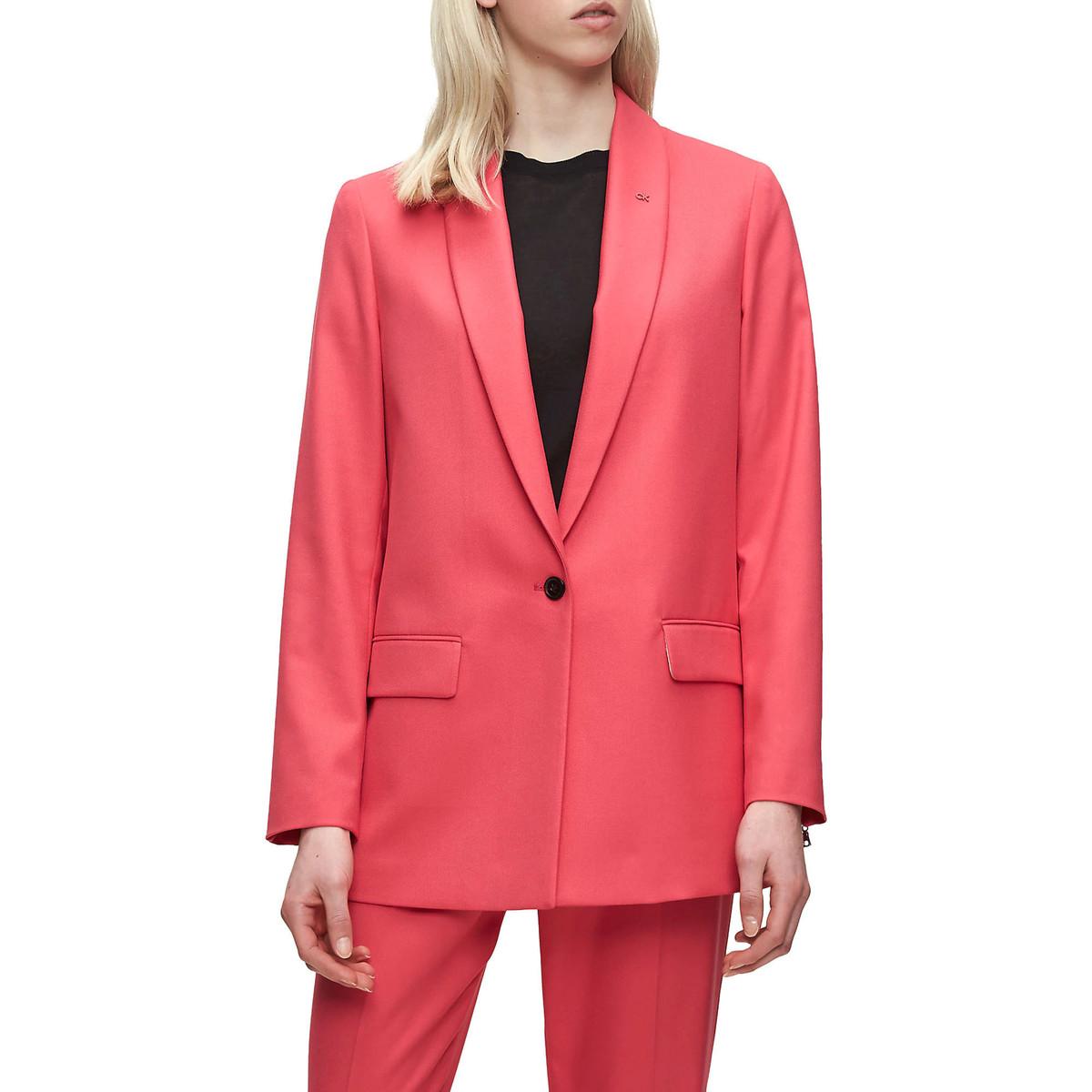 calvin klein pink pantsuit