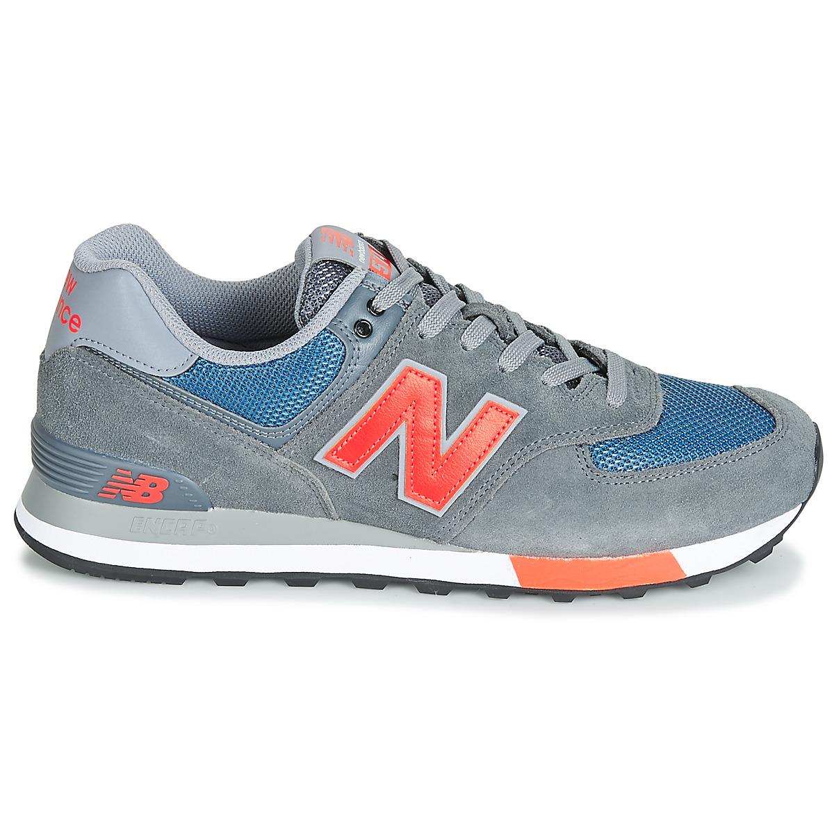 New Balance Leather 574 Women's Shoes (trainers) In Grey in Grey - Lyst