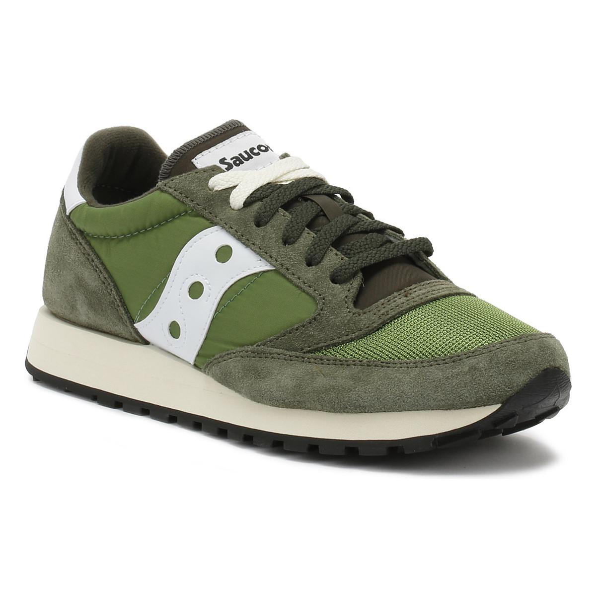 olive green trainers mens