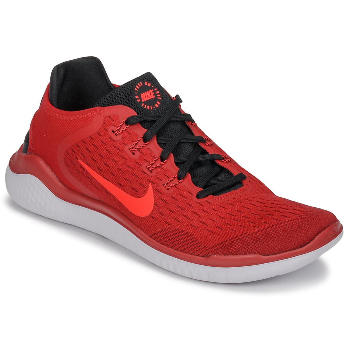 Nike Free Run 18 Running Trainers In Red For Men Lyst