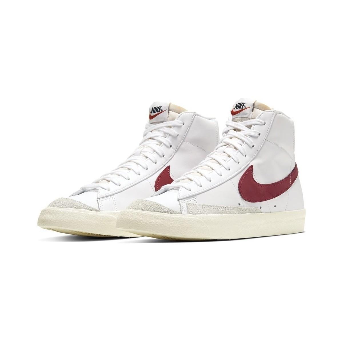 Nike Blazer Mid 77 Vintage Shoes (high-top Trainers) in White for Men - Lyst