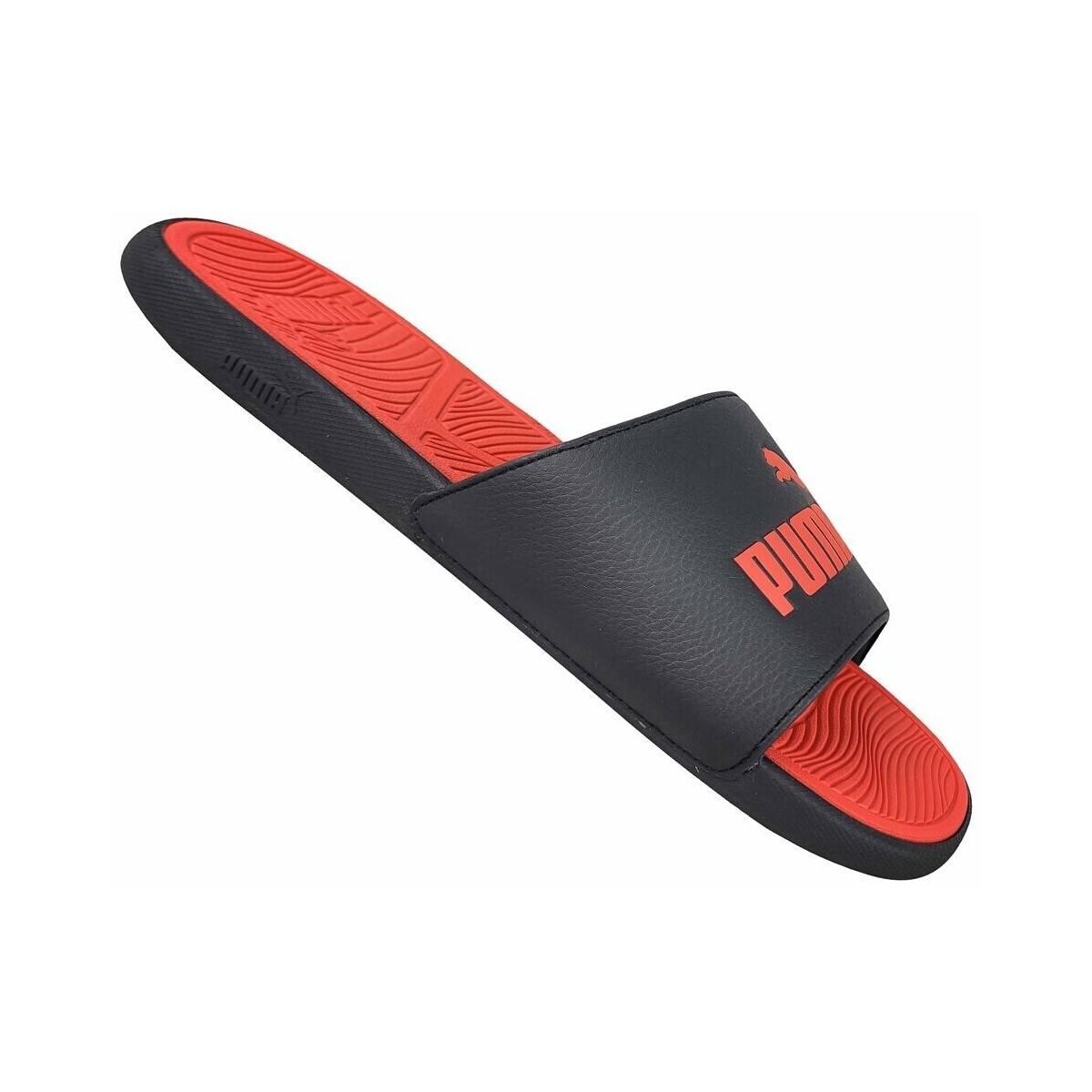 Sandales, claquettes et tongs Rouge PUMA pour homme Lyst