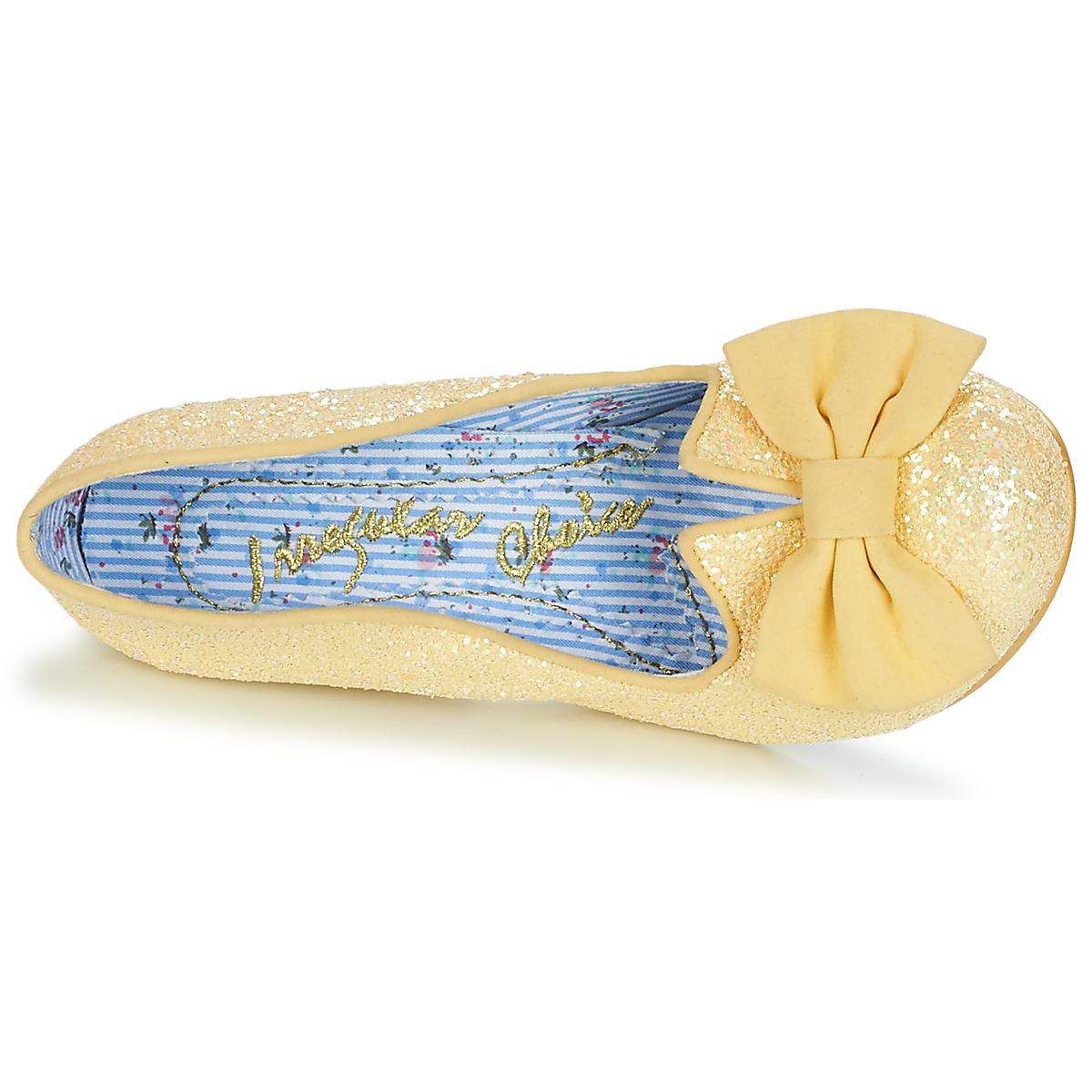 irregular choice nick of time yellow