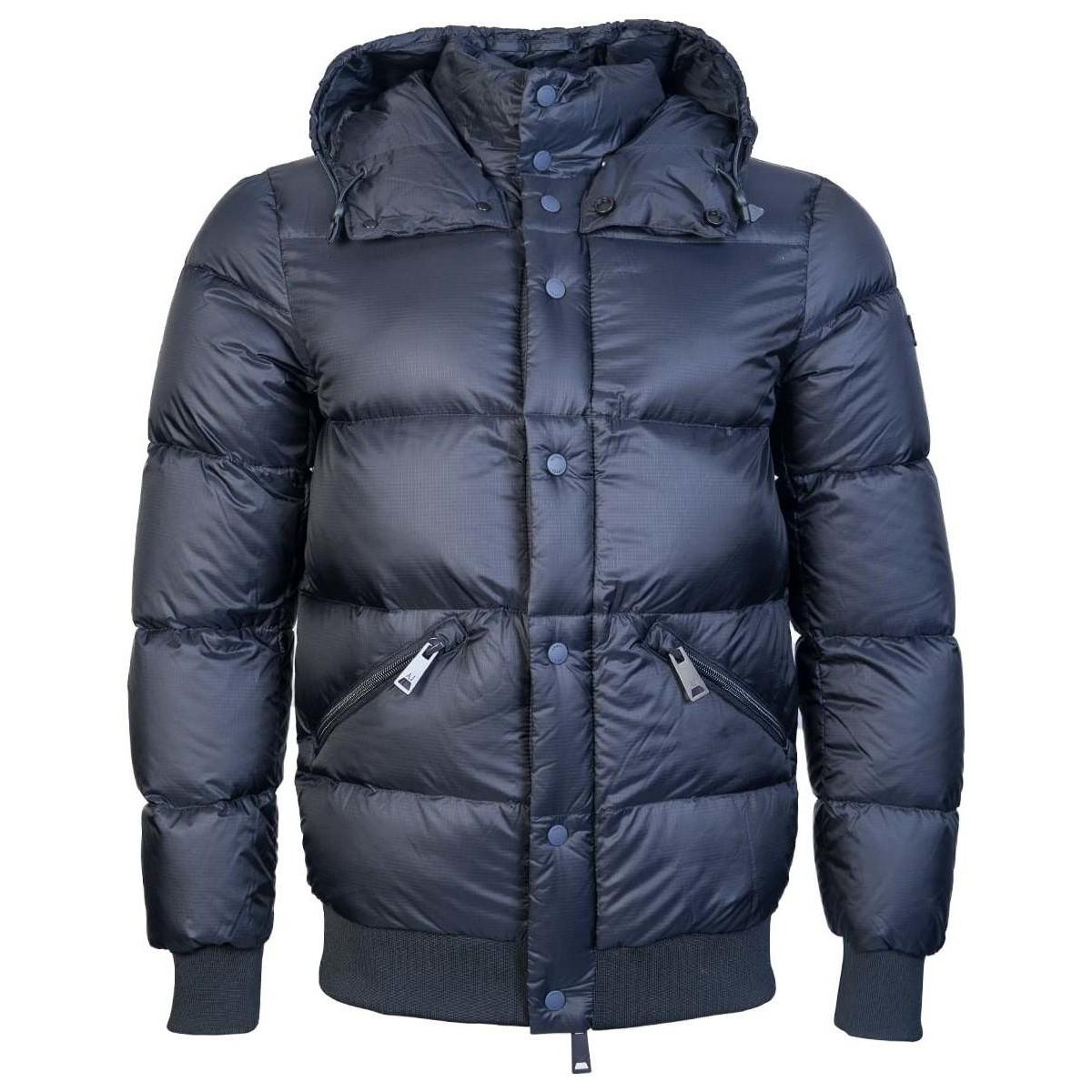 Armani Jeans Denim Jacket Puffer 6y6b73 6nlrz Men's Jacket In Blue for