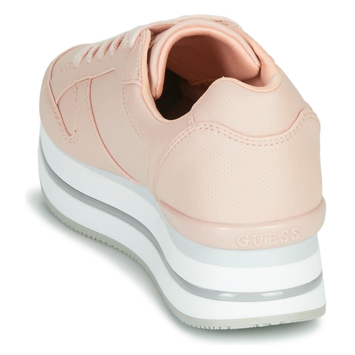 guess pink trainers