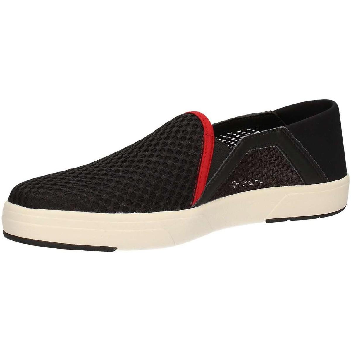 guess black slip ons