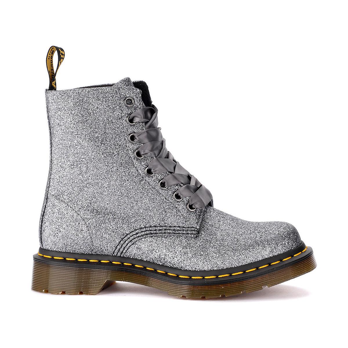 doc martens bleu paillettes