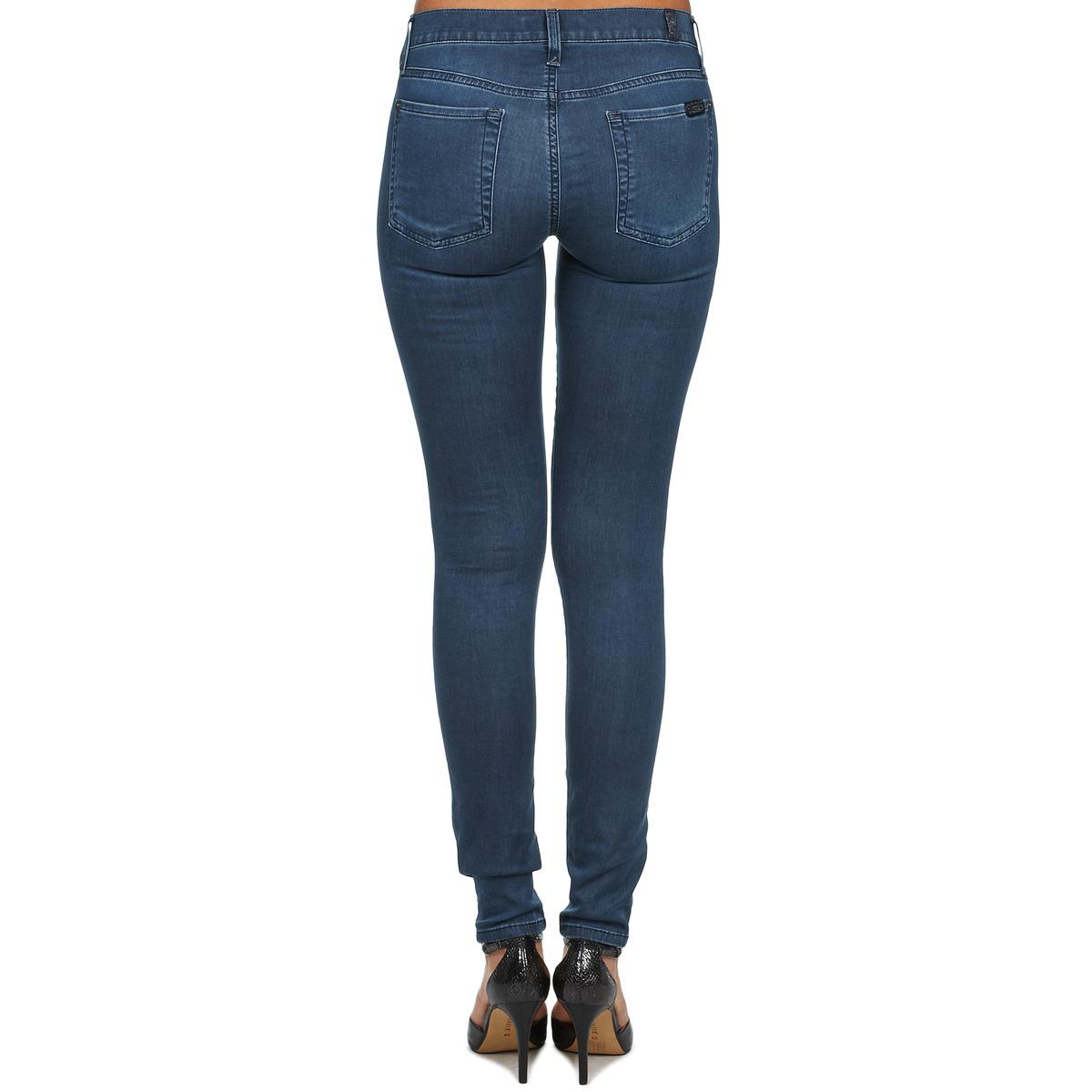 7 For All Mankind Skinny Denim Delight Women's Skinny Jeans In Blue - Save  30% - Lyst